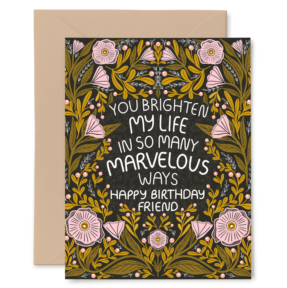 Marvelous Birthday Greeting Card