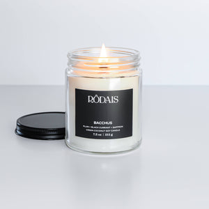 Bacchus: Wooden Wick + Virgin Coco Soy Candle