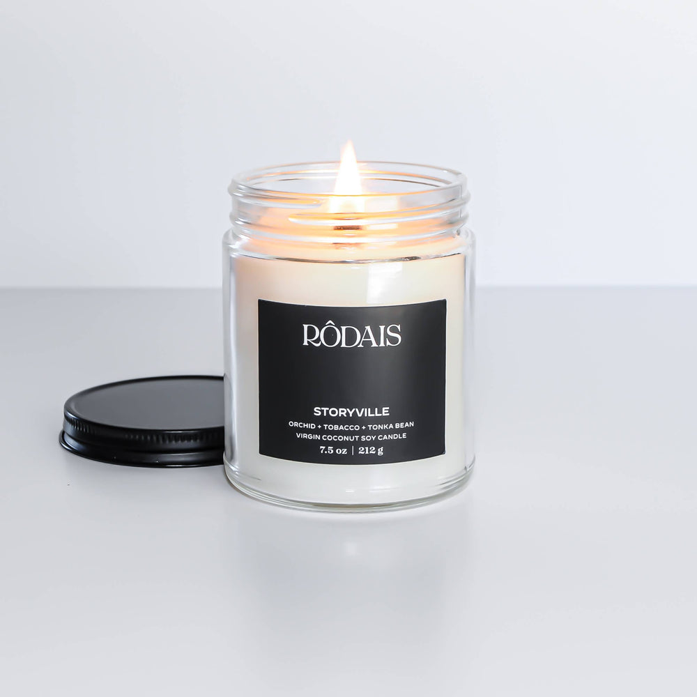 Storyville: Wooden Wick + Virgin Coco Soy Candle
