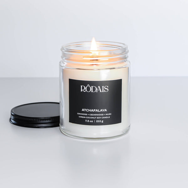 Atchafalaya: Wooden Wick + Virgin Coco Soy Candle