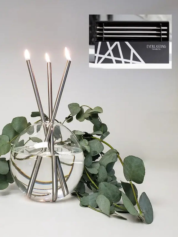 Everlasting Candles – Reusable Steel Oil Candles