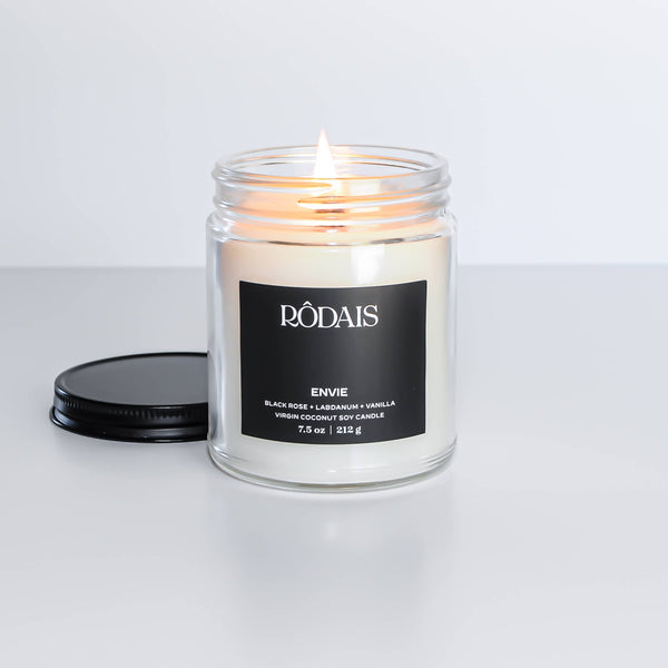 Envie: Wooden Wick + Virgin Coco Soy Candle
